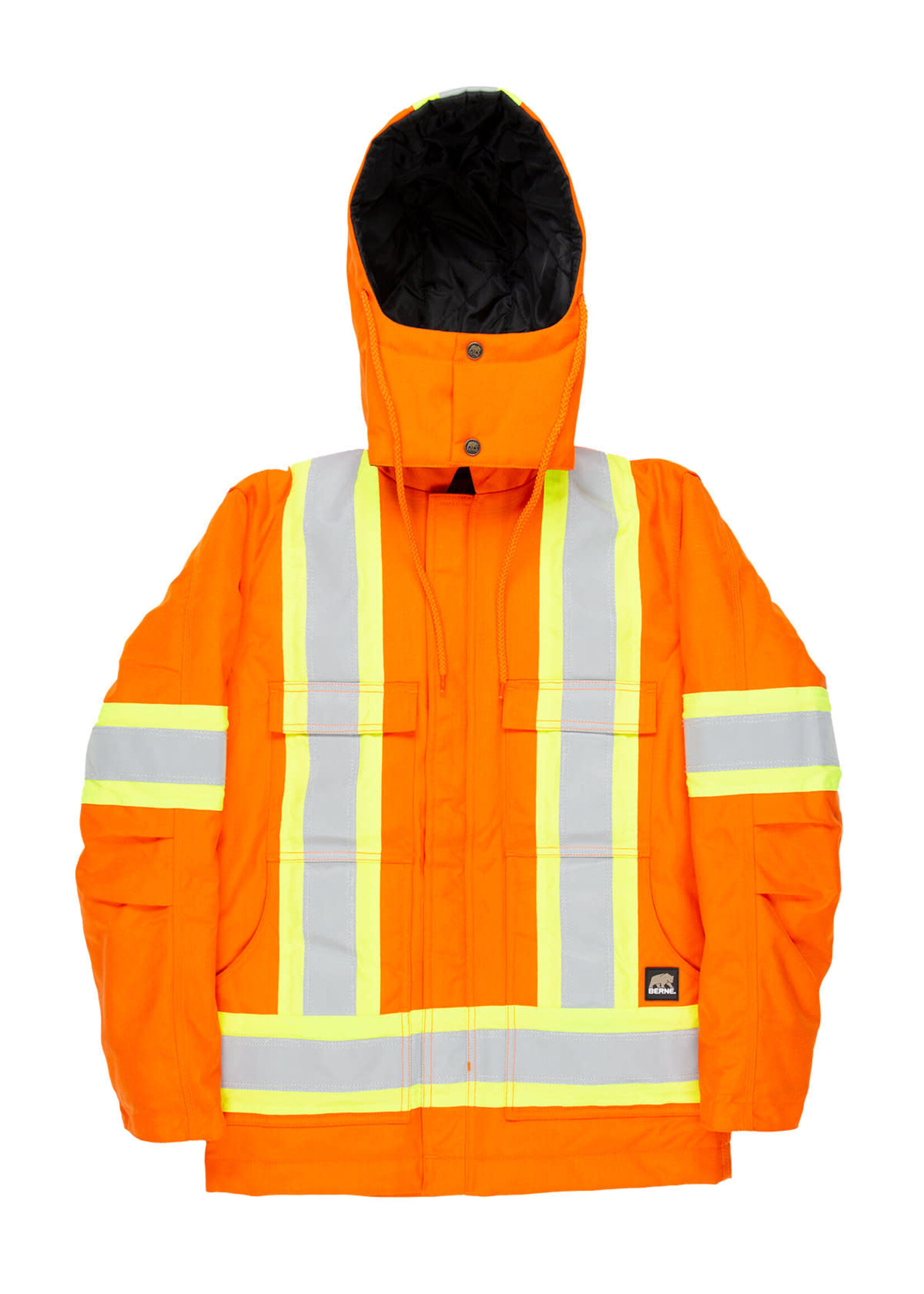 Berne Berne Safety Striped Therman Lined Sweatshirt