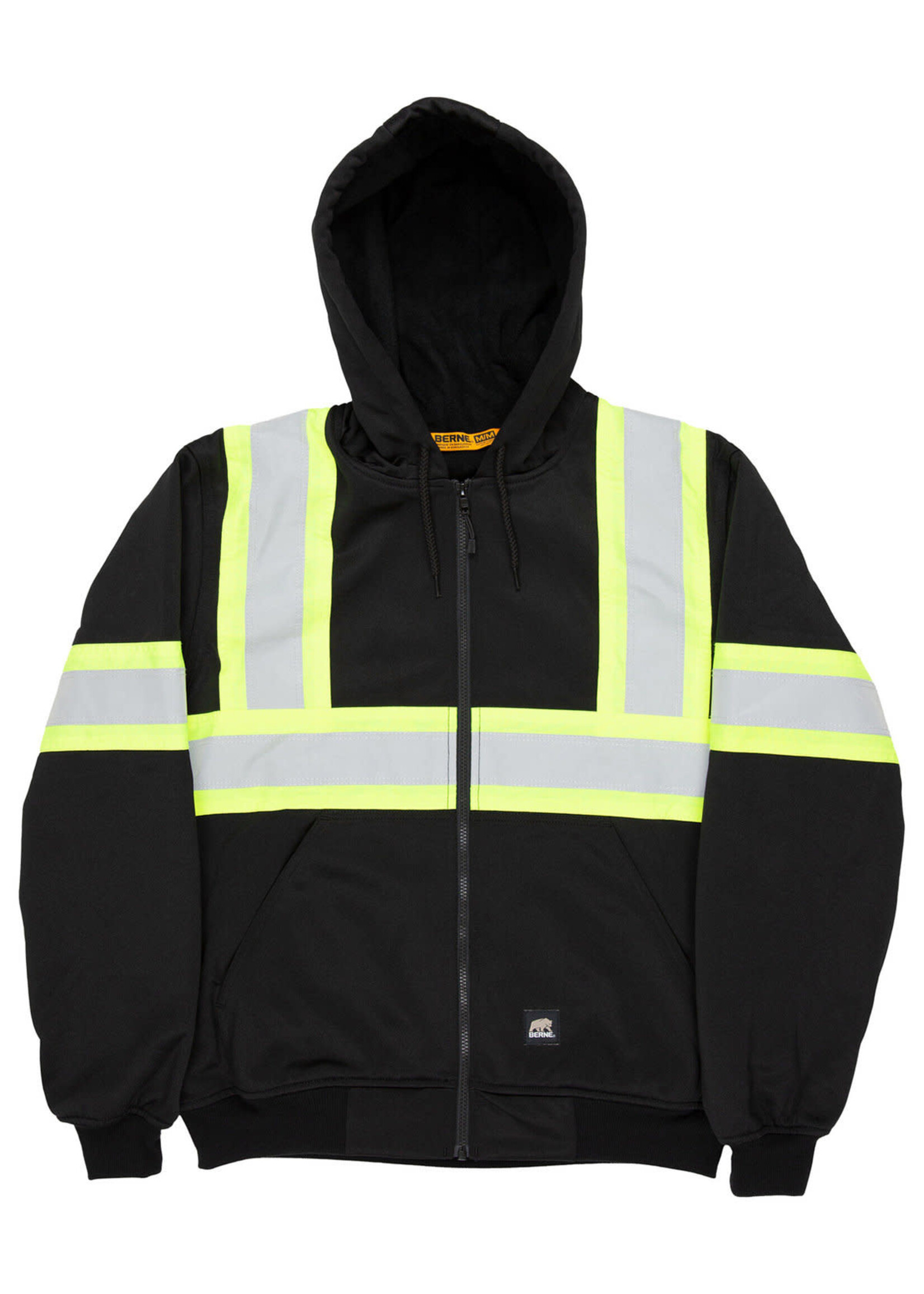 Berne Berne Safety Striped Therman Lined Sweatshirt