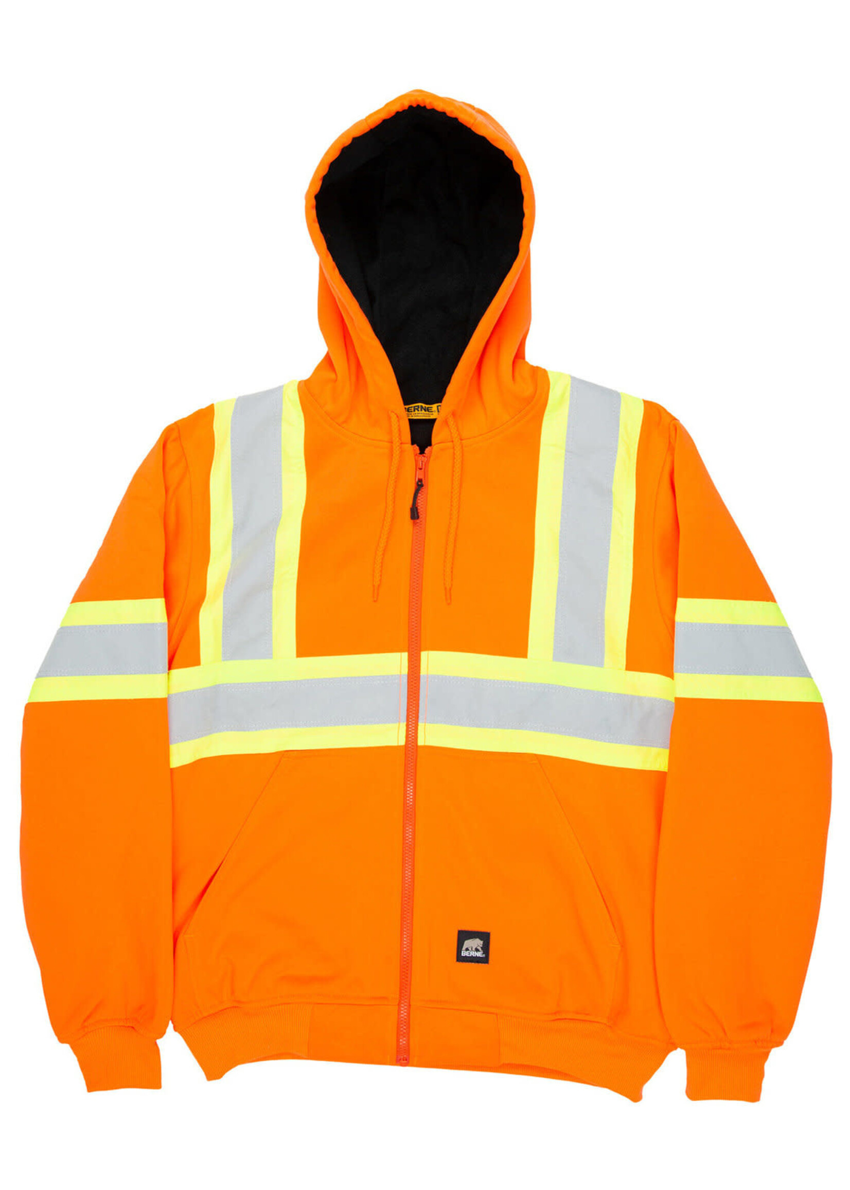 Berne Berne Safety Striped Therman Lined Sweatshirt