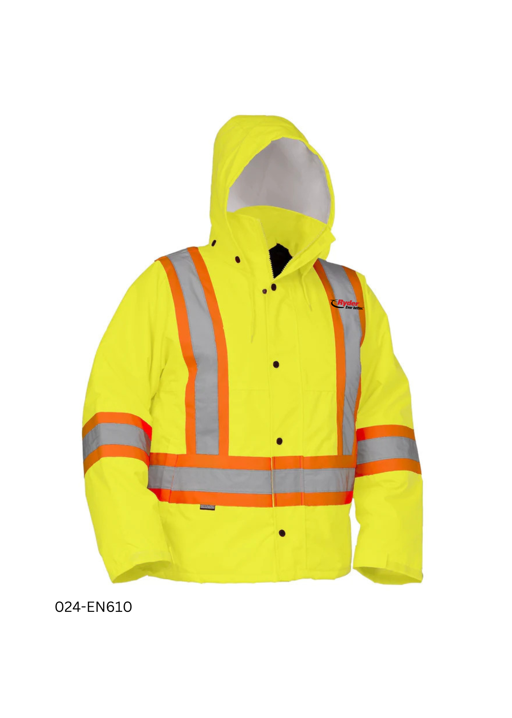 Forcefield Forcefield Hi Vis Safety Driver's Jacket - Ryder Logo