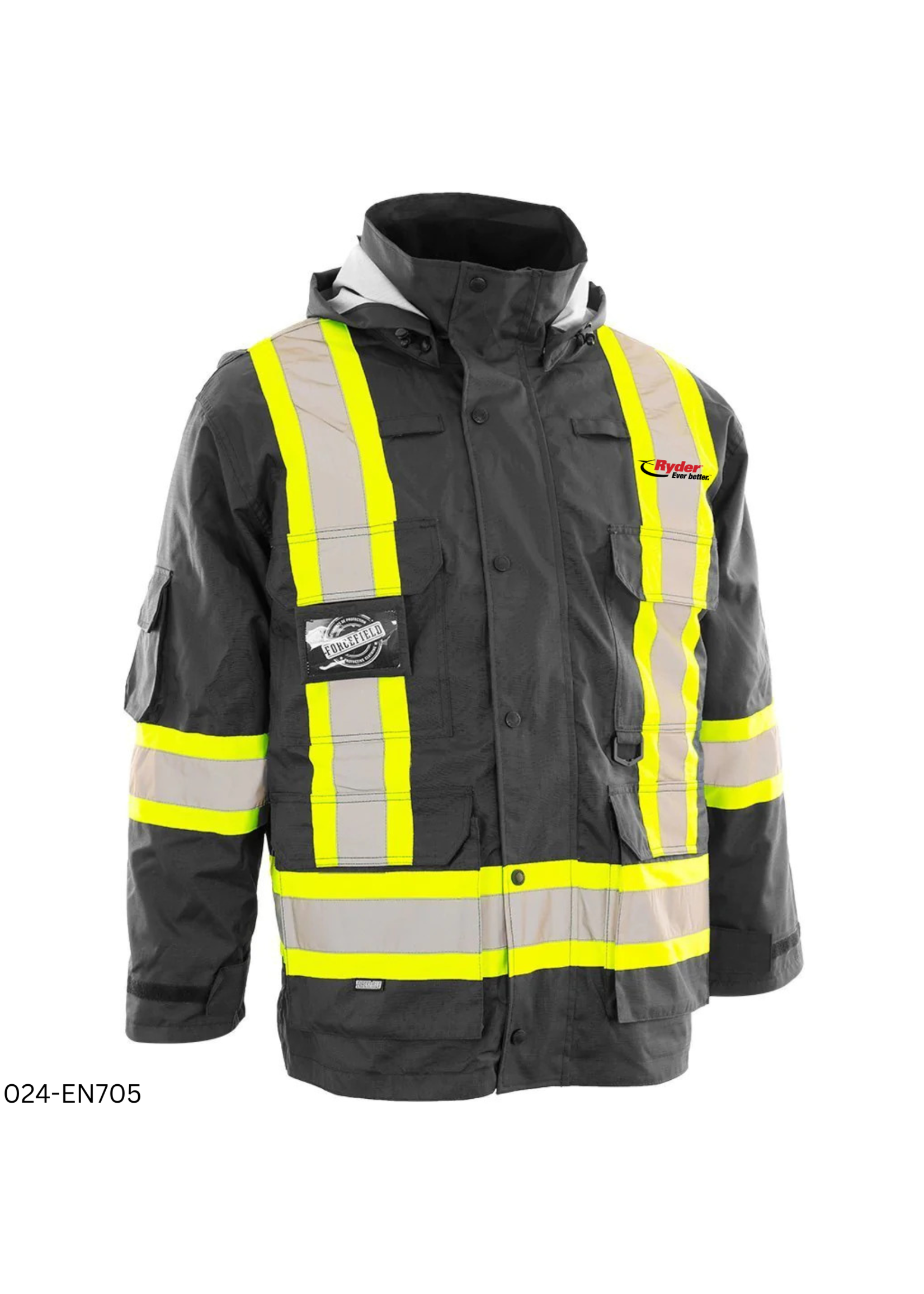 Forcefield Forcefield Re-Engineered 4-in-1 Hi Vis Safety Parka - Ryder Logo