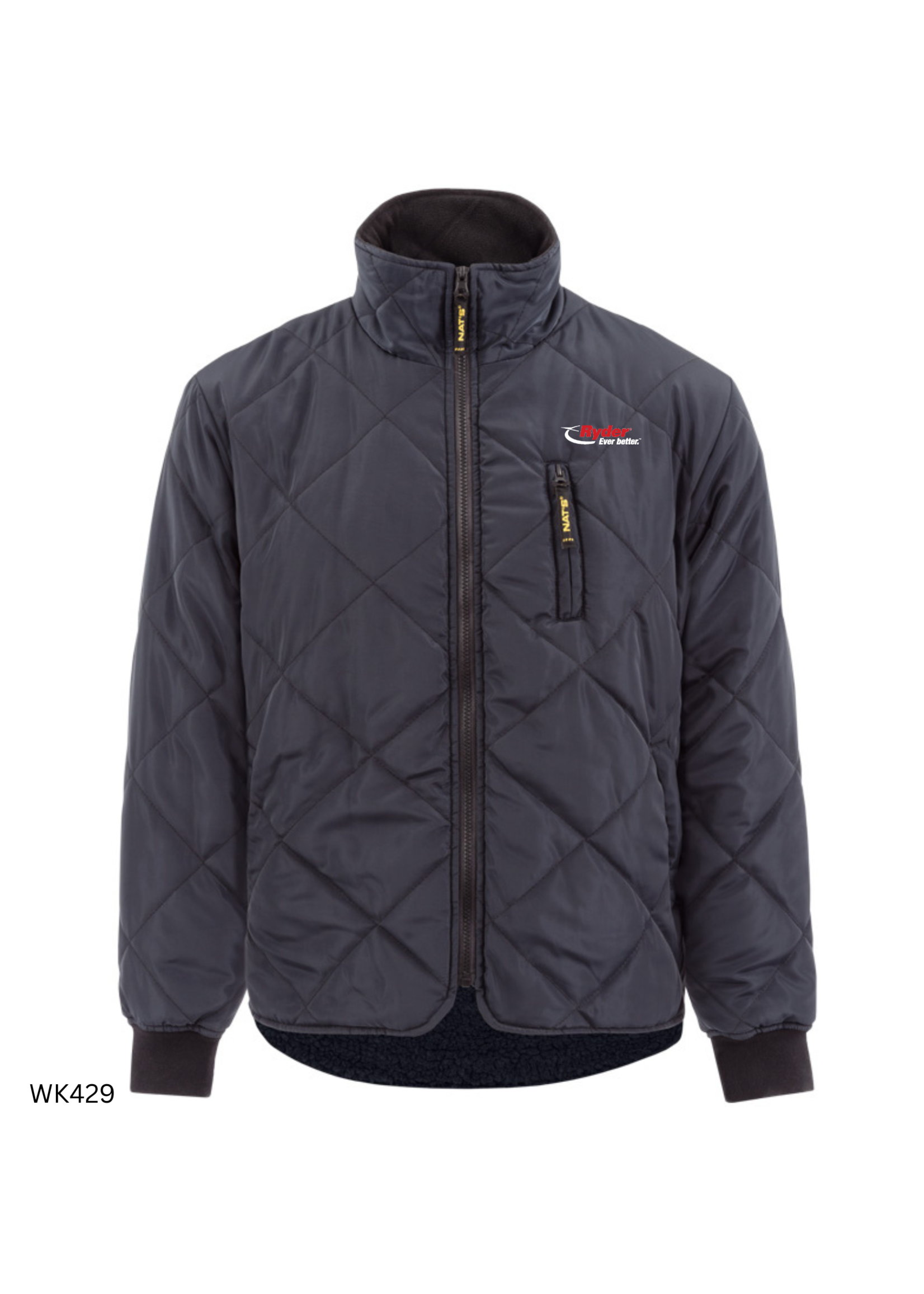 NATS NATS Quilted Nylon Jacket - Ryder Logo