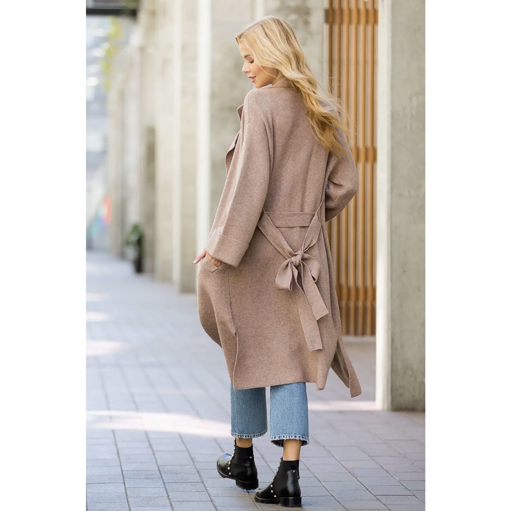 Knitted Trench Coat