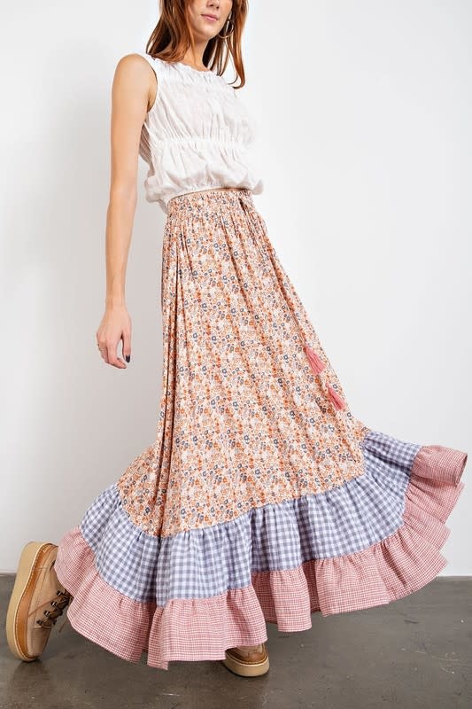 Printed Mix N Match Maxi Skirt Edit