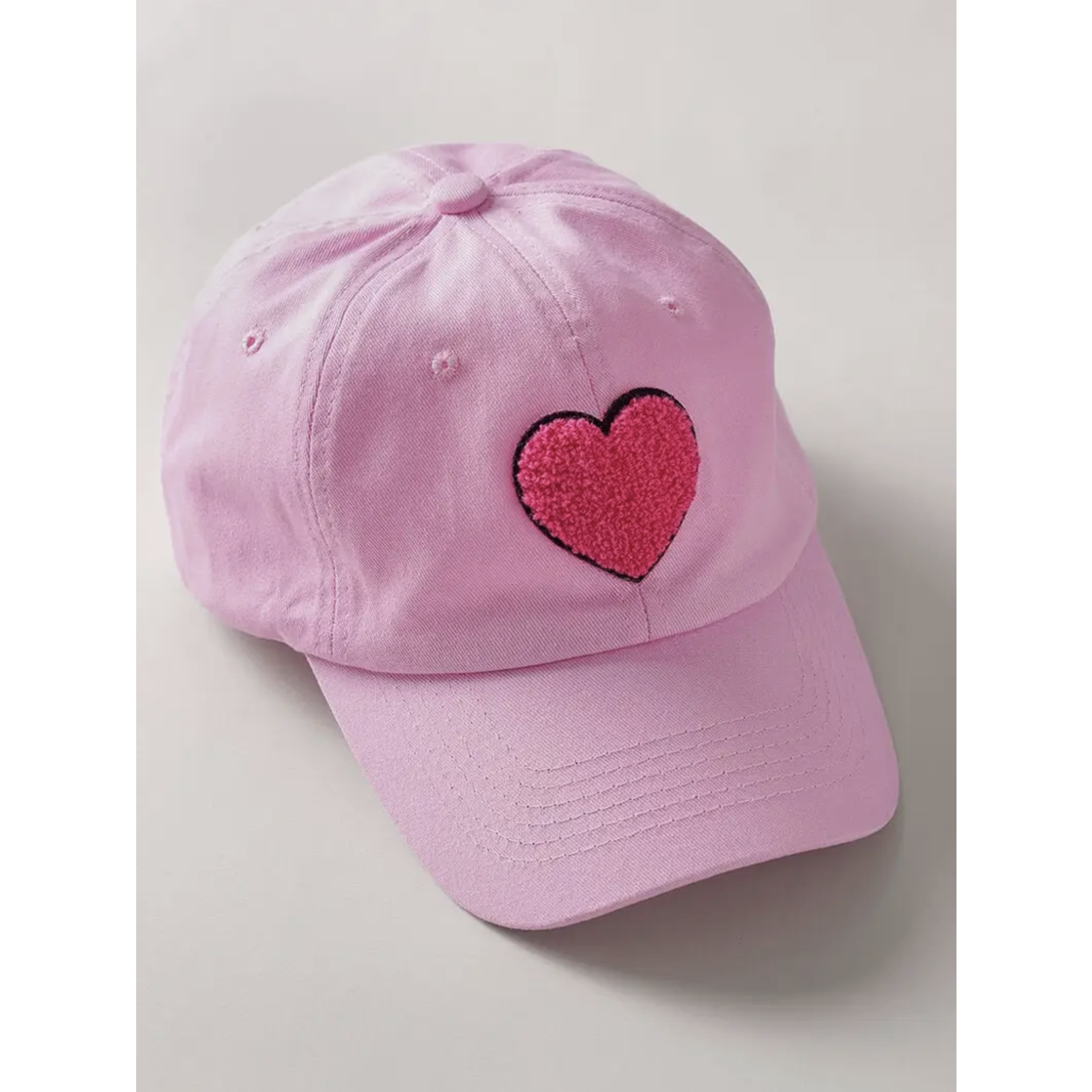 Heart Applique Baseball Cap