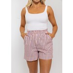 Stripe Poplin Pocket Short