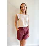 Monarch D ring belted shorts