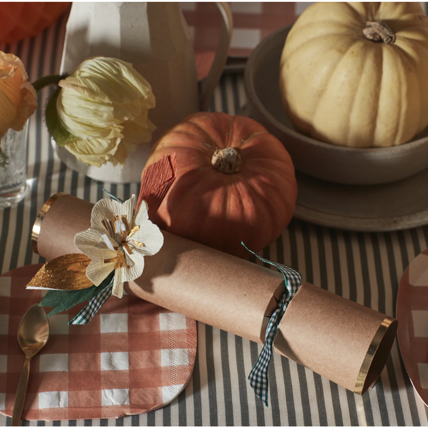 fall flower crackers