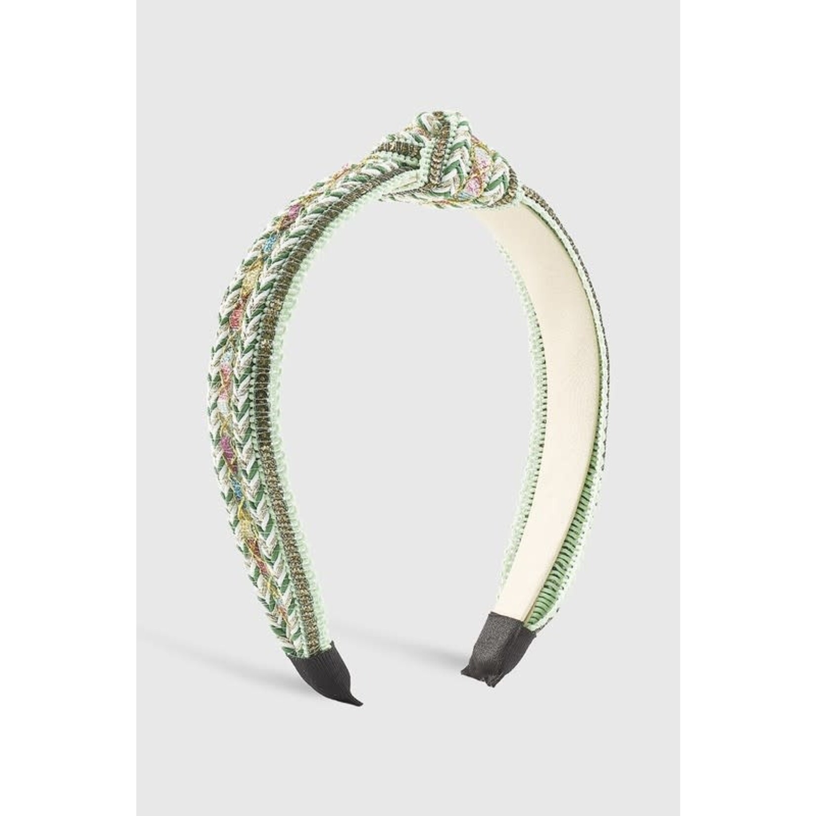 Bohemia Sequins Raffia Topknot Headband