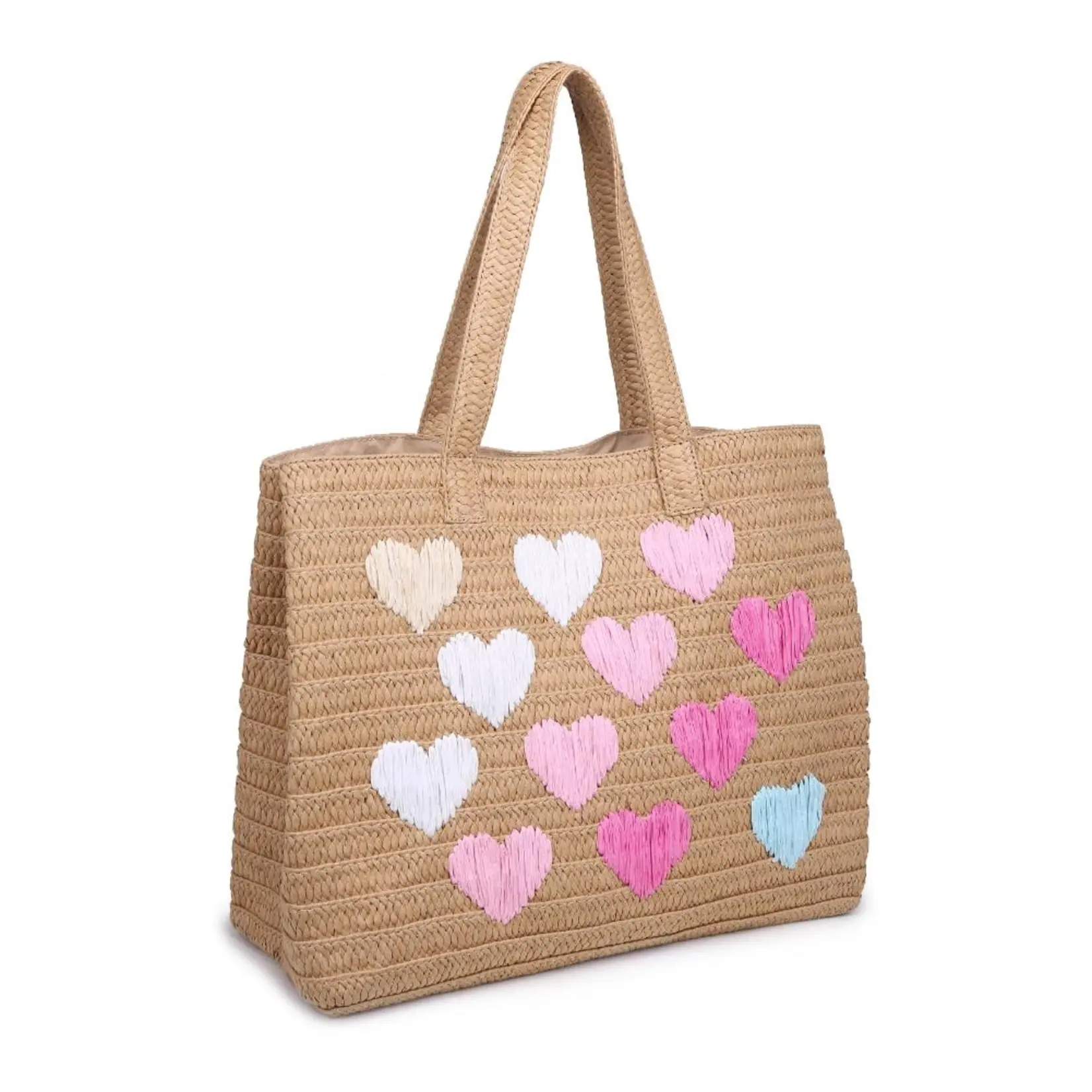 Francine Natural Heart Multi Color Bag
