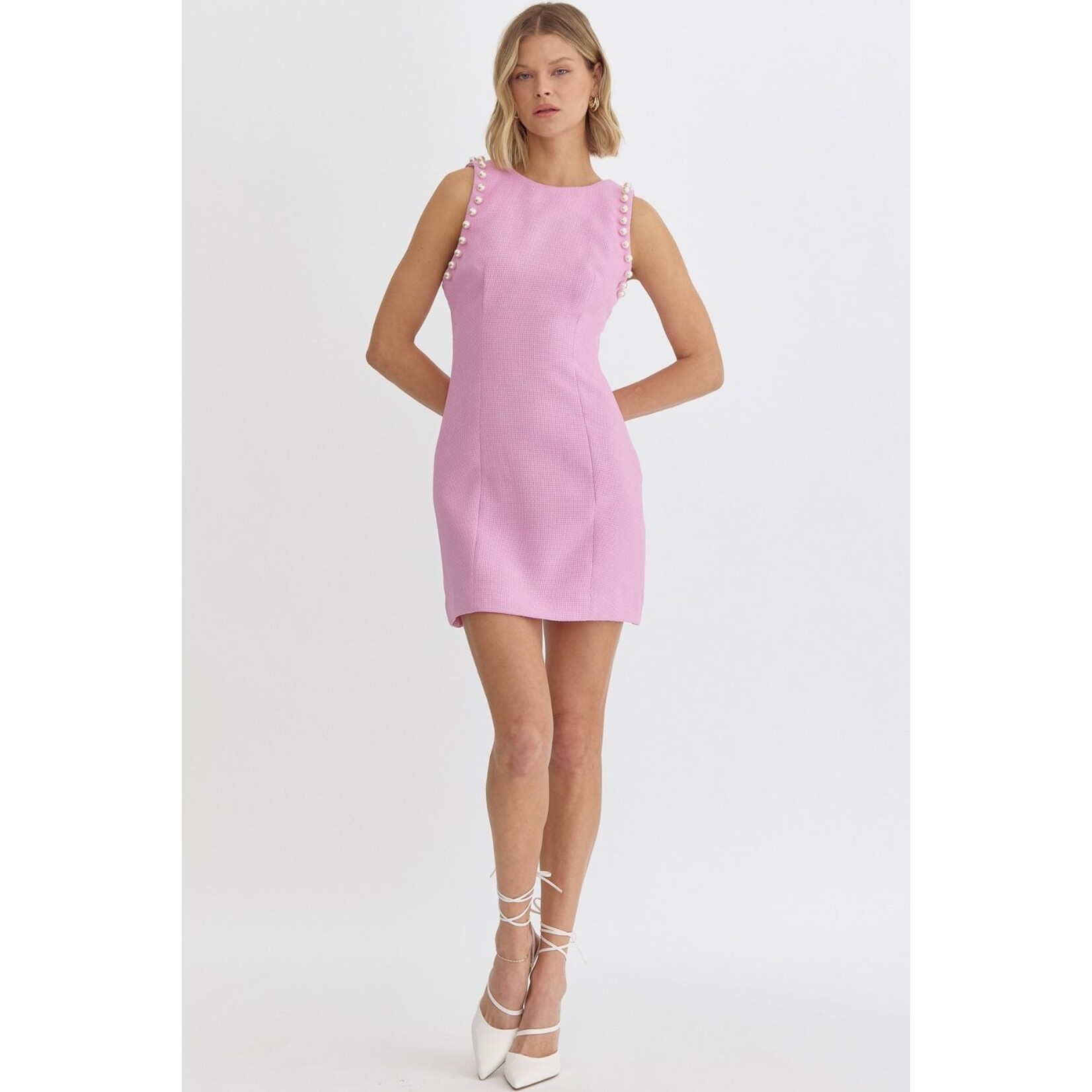 Pink Pearl shift dress