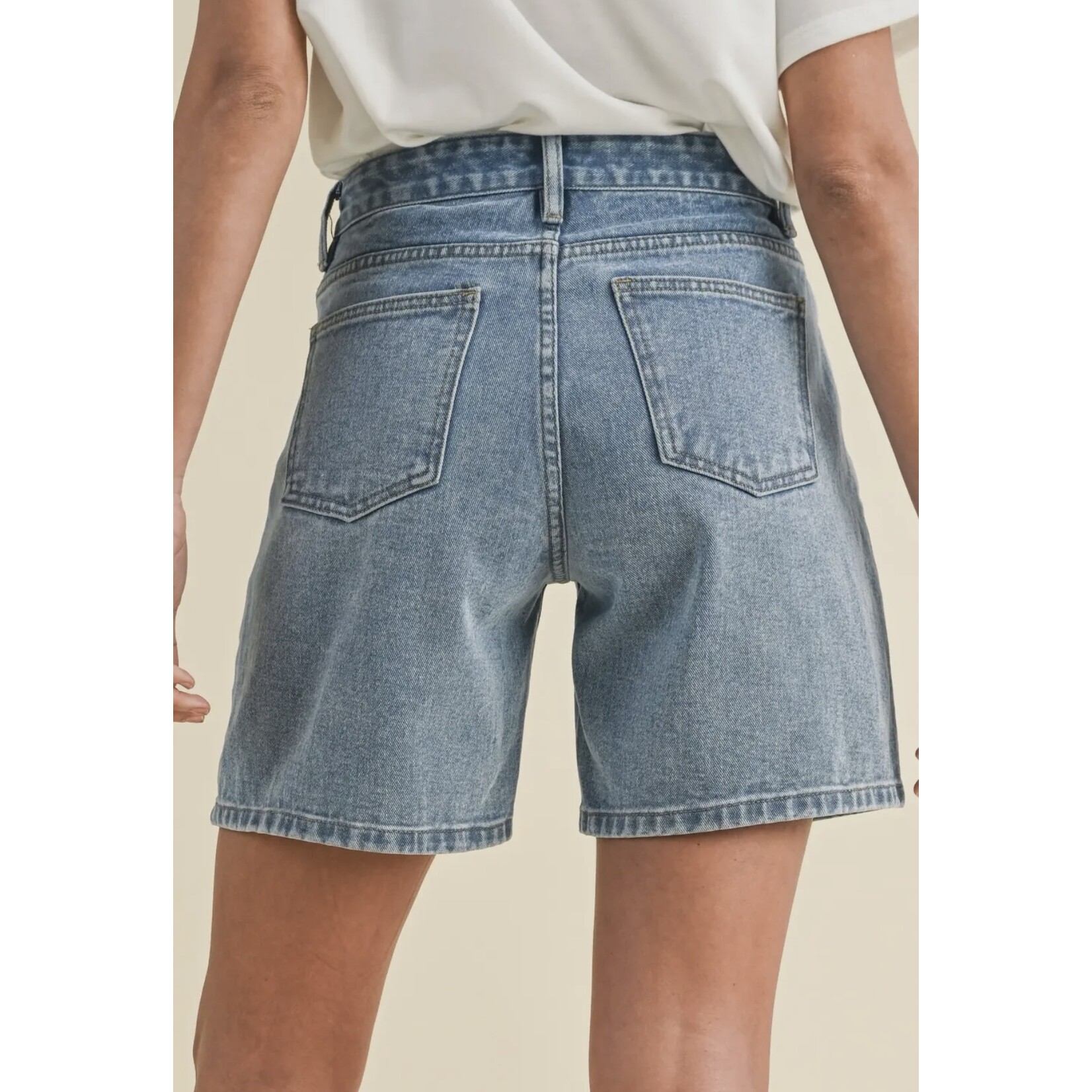 High waist bermuda short