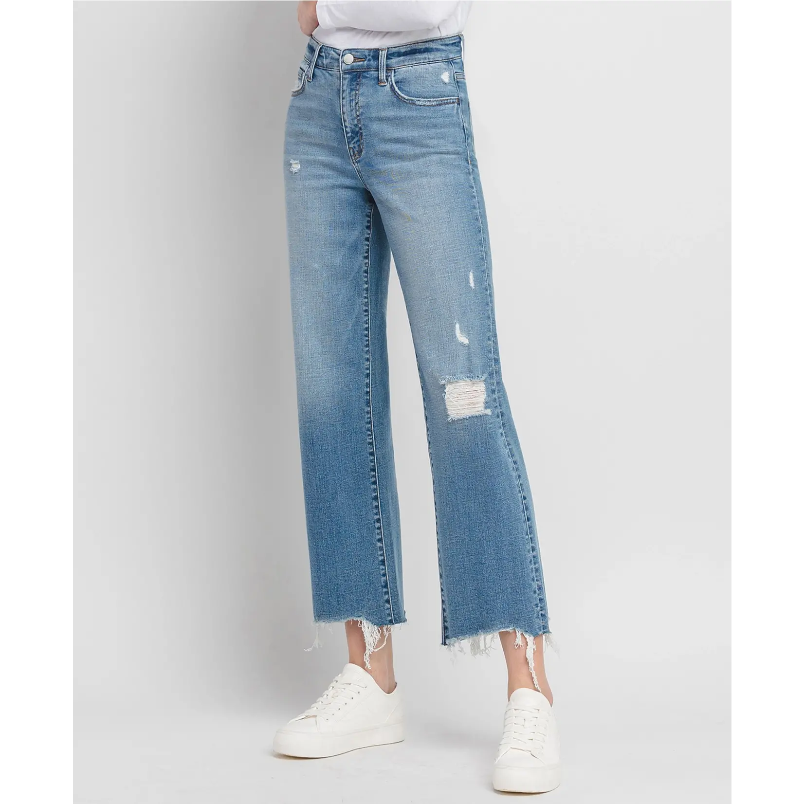 High Rise Wide leg Denim