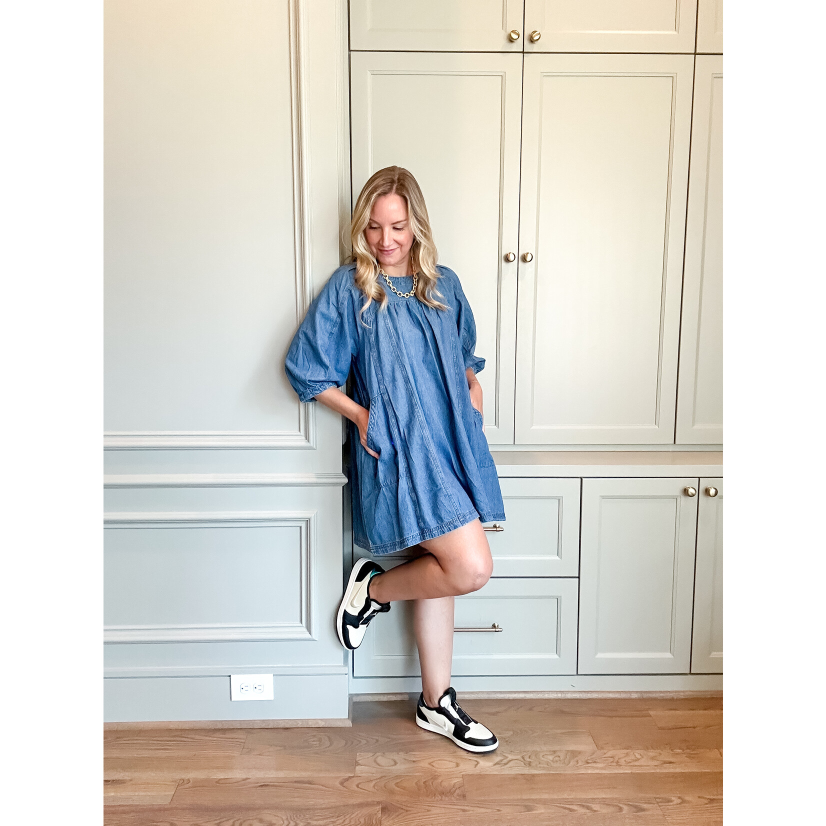 Denim Swing Dress