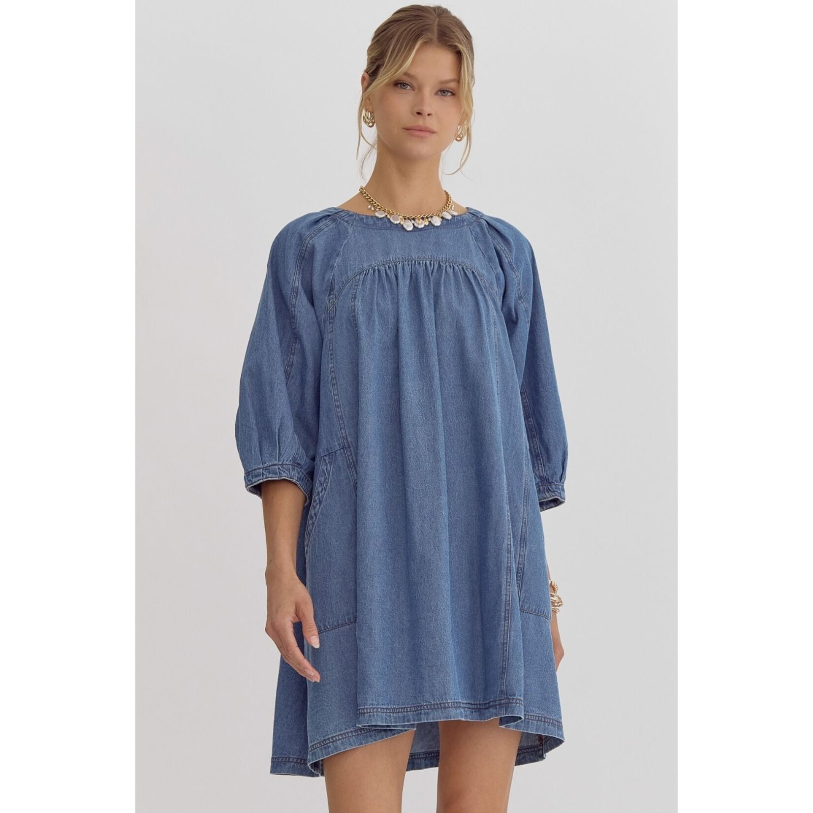 Denim Swing Dress