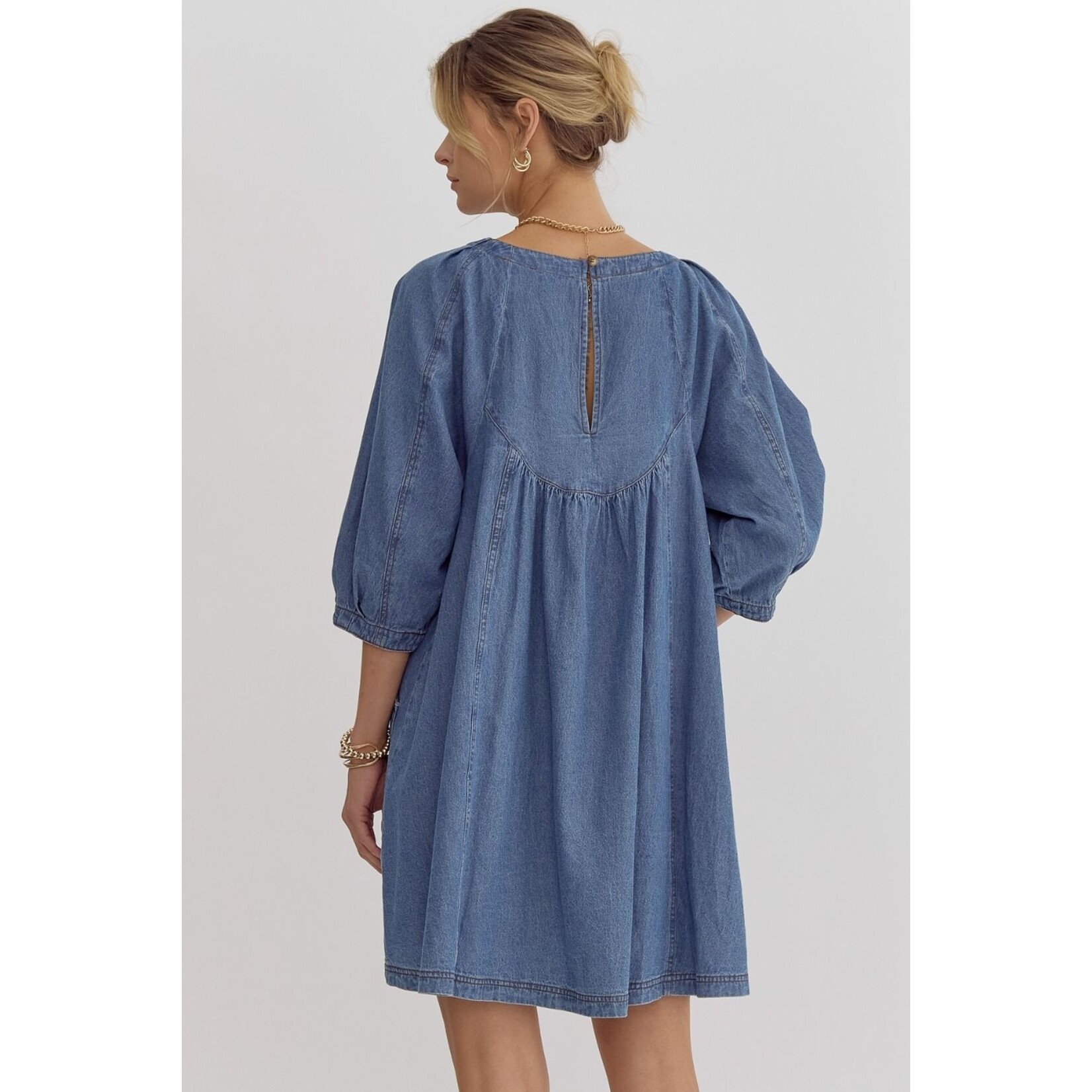 Denim Swing Dress