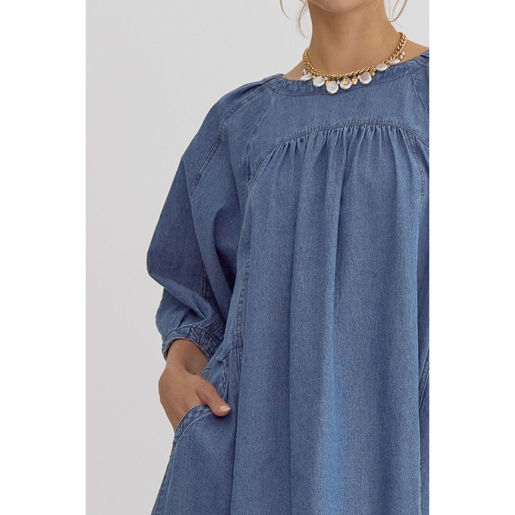 Denim Swing Dress