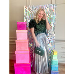 Sequins Tie Back Top