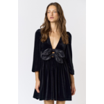 Plunge Bow Front Dress