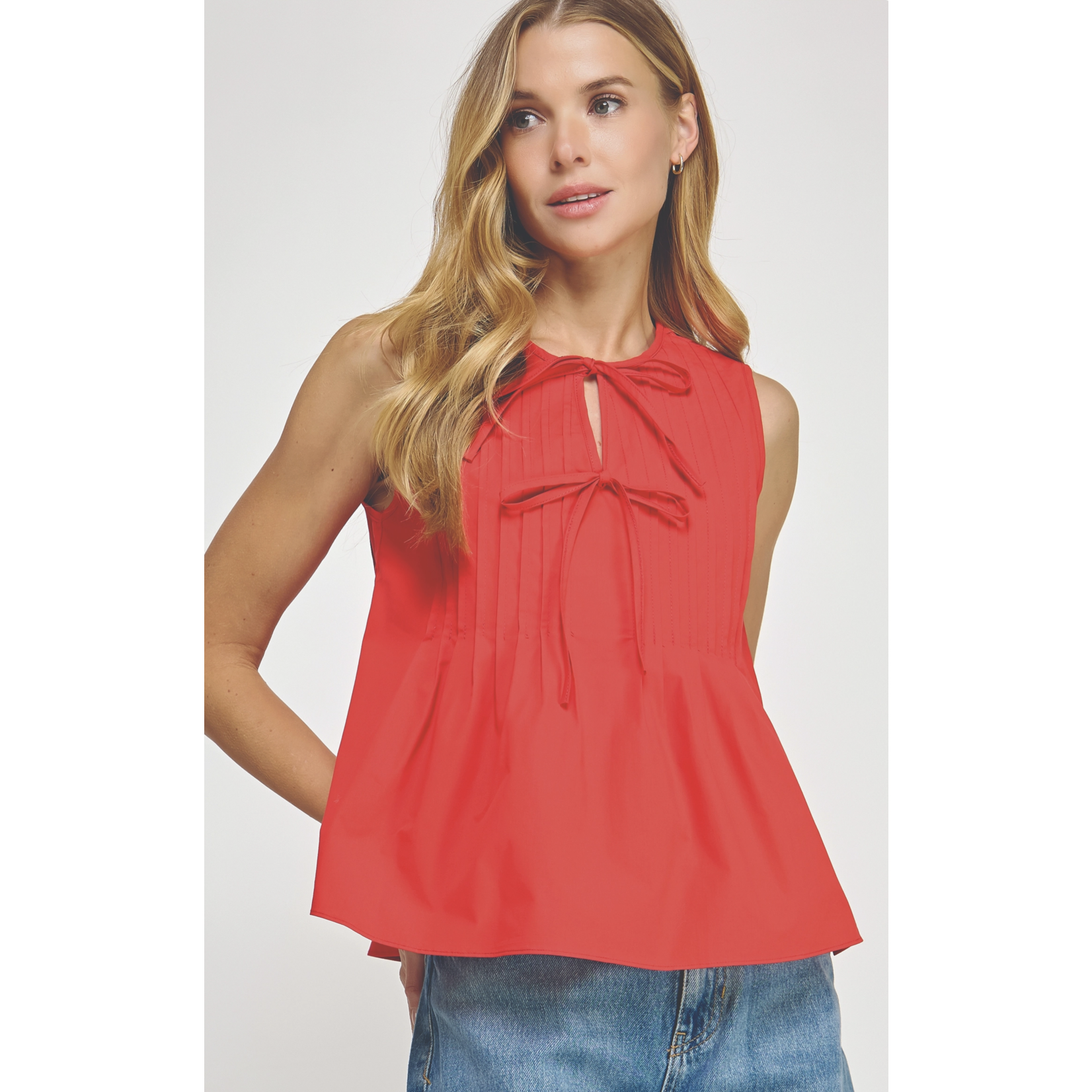 Jane Pleated Top