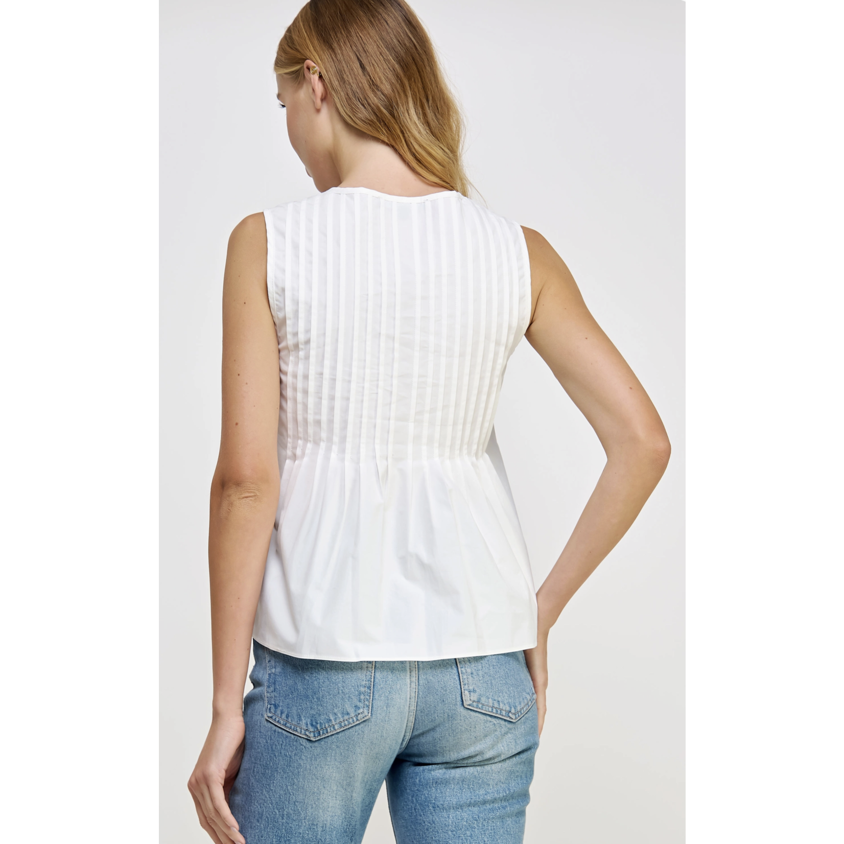 Jane Pleated Top