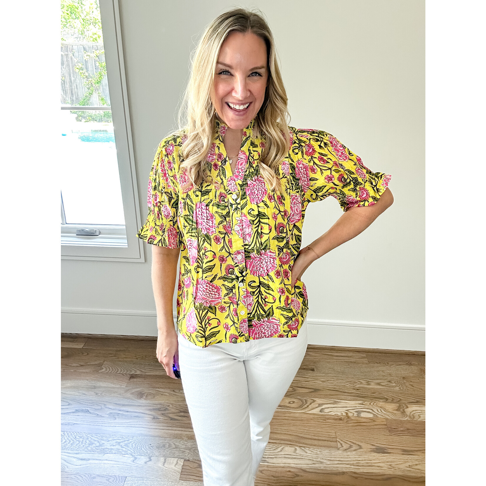 Ellie Flutter Sleeve Top