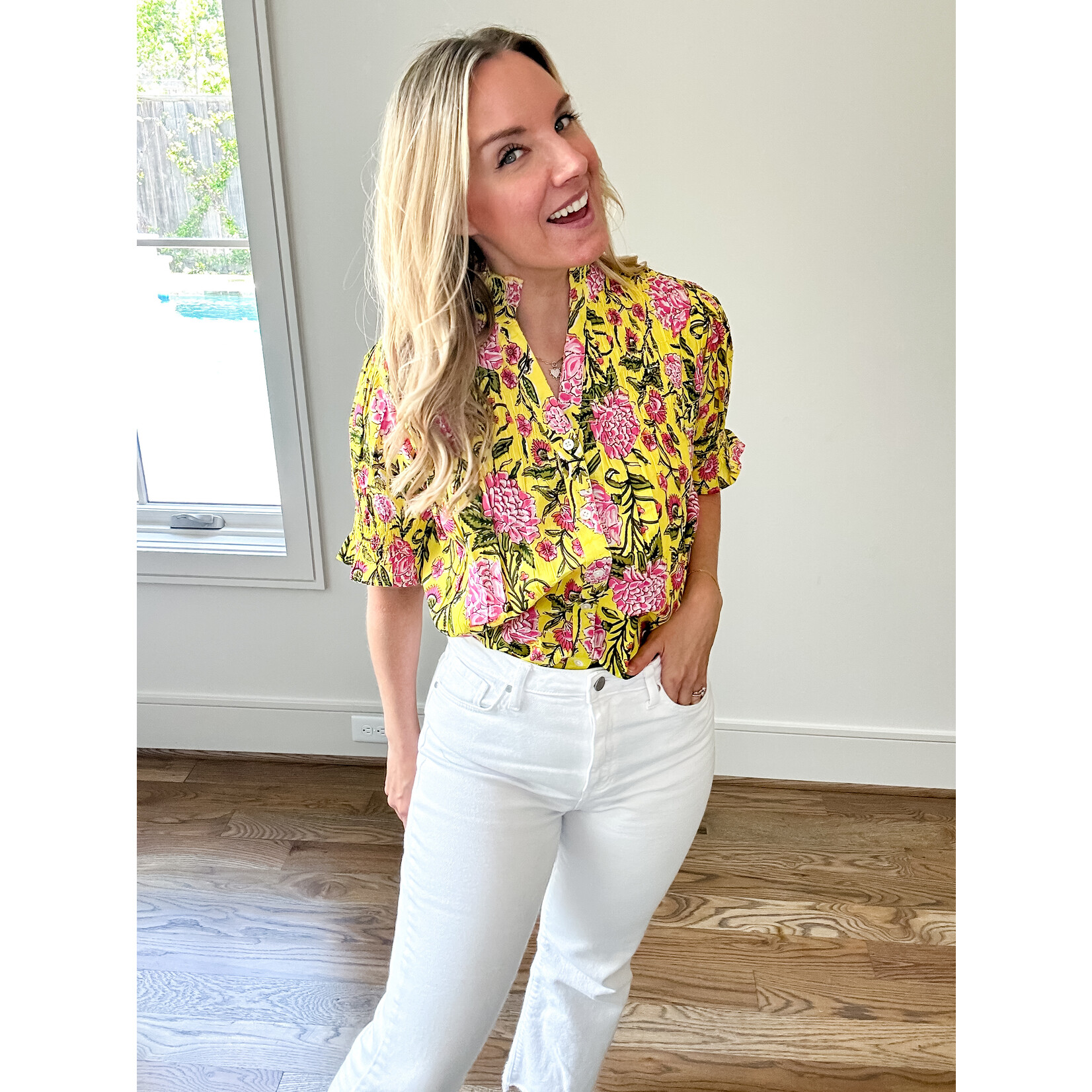 Ellie Flutter Sleeve Top