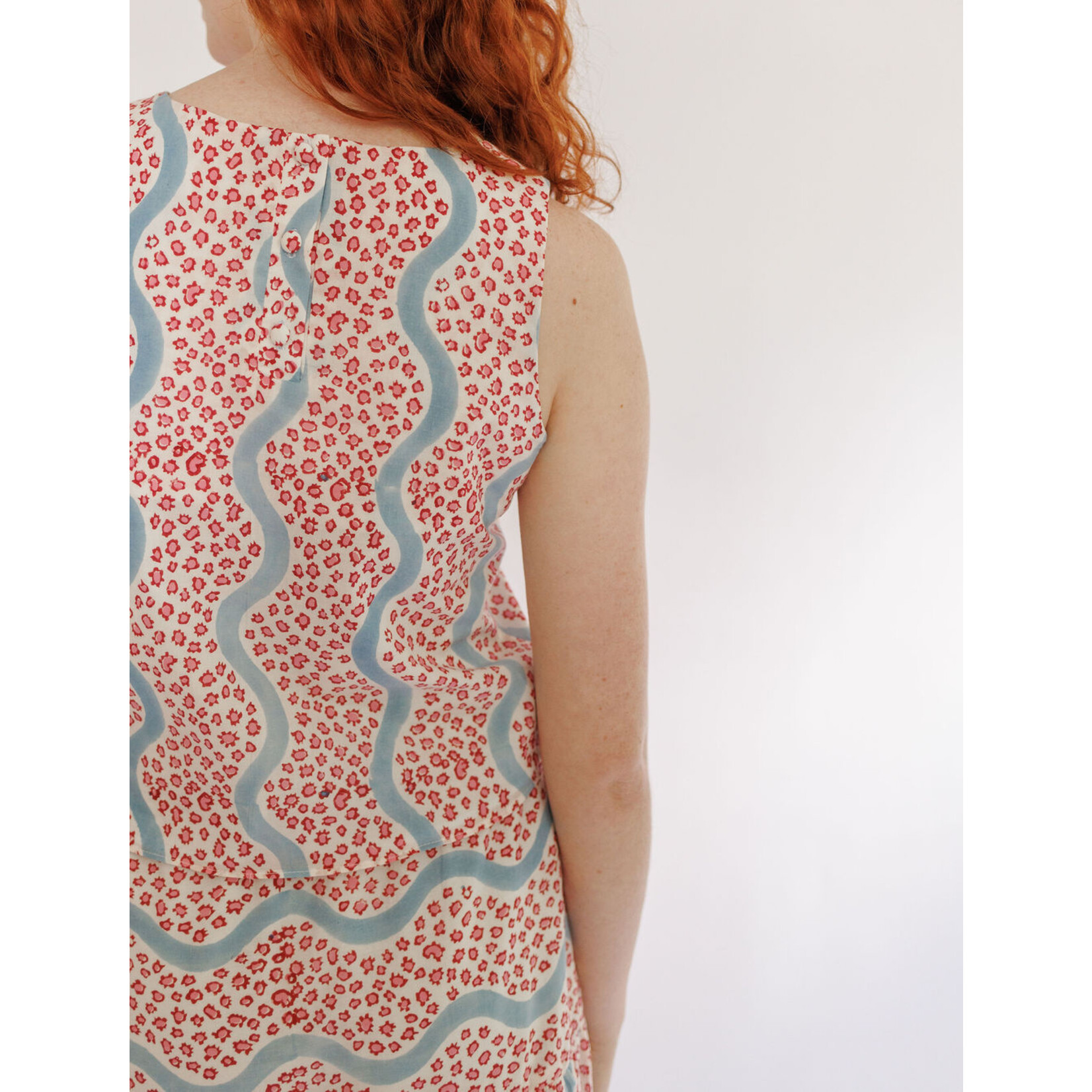 Olivia Block Print Top