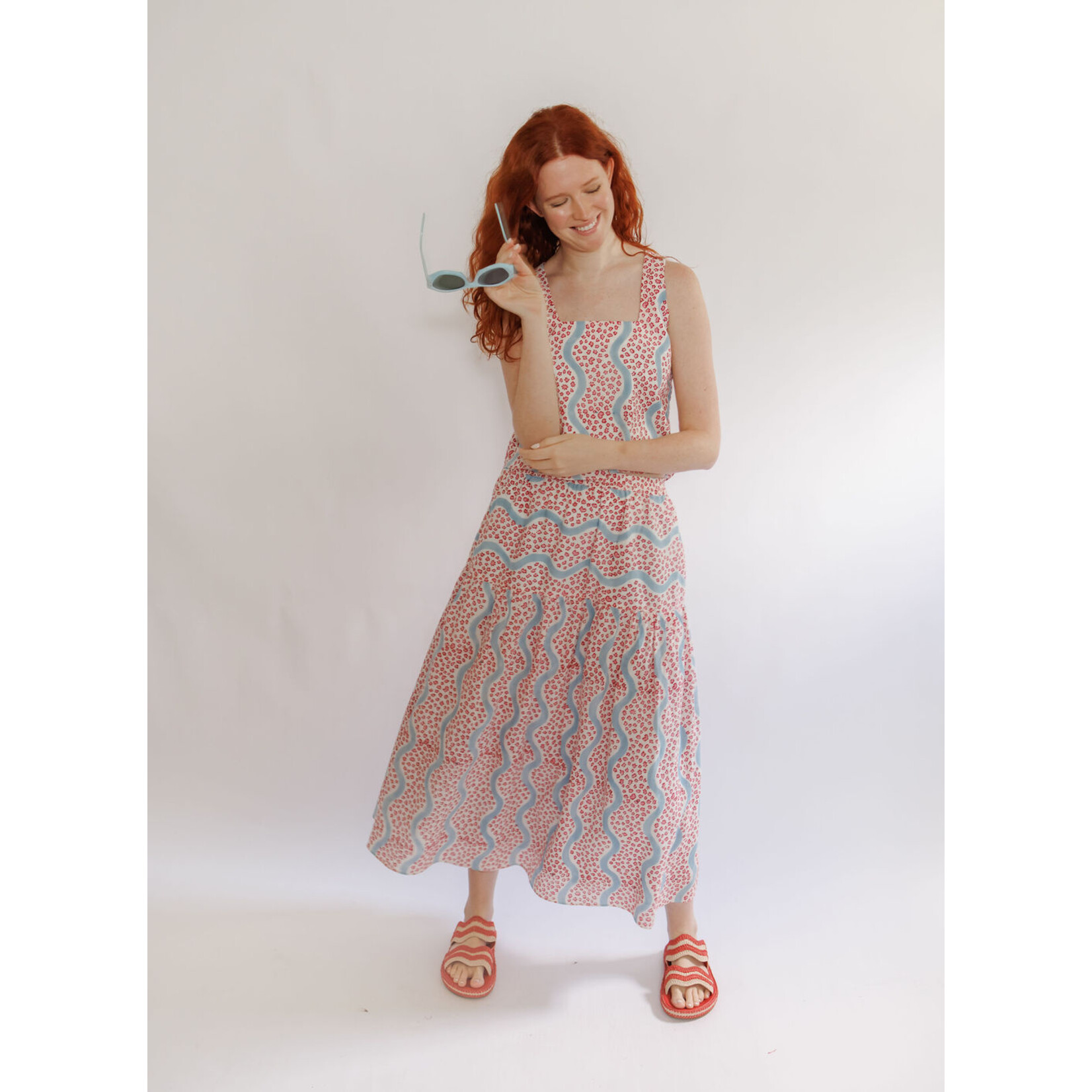 Olivia Block Print Top