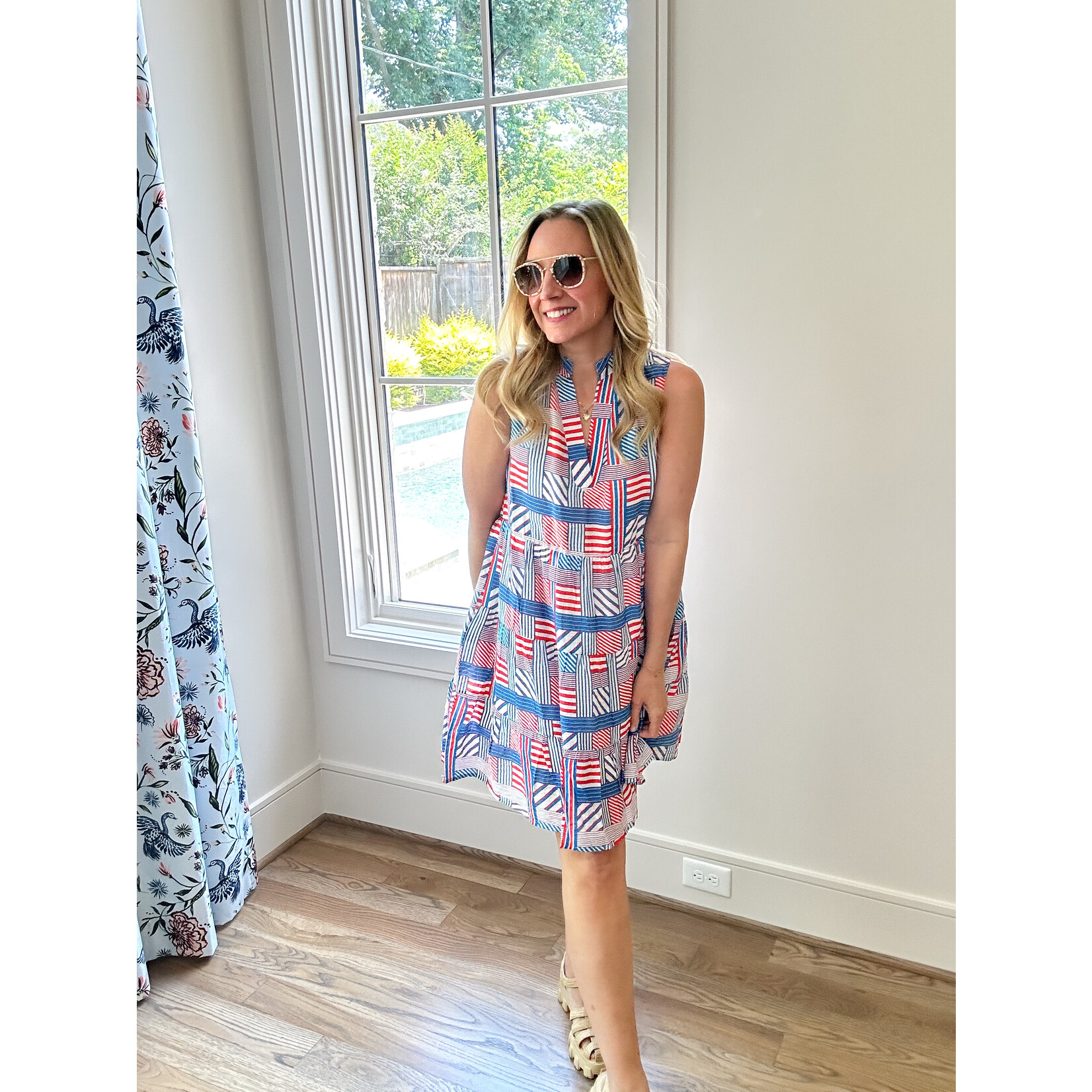 Emma Striped Pattern Dress