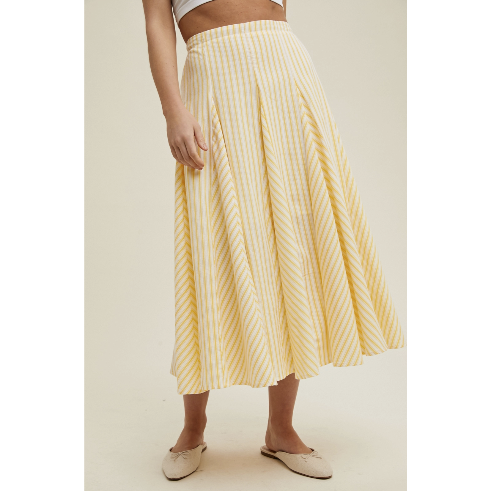 Josephine Stripe Skirt