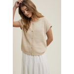Carrie Open Knit Top