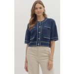 Hazel Knit Cardigan Top