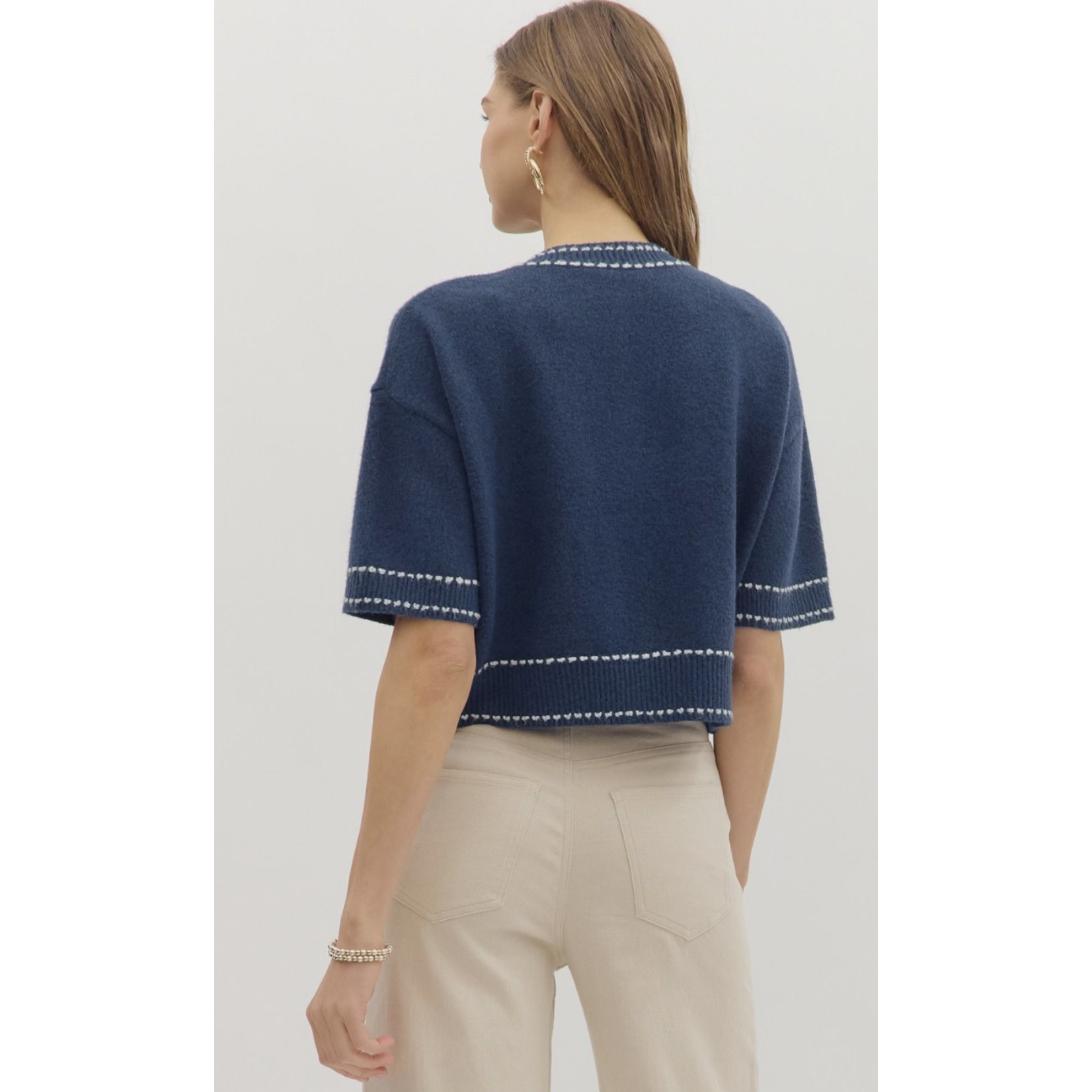 Hazel Knit Cardigan Top