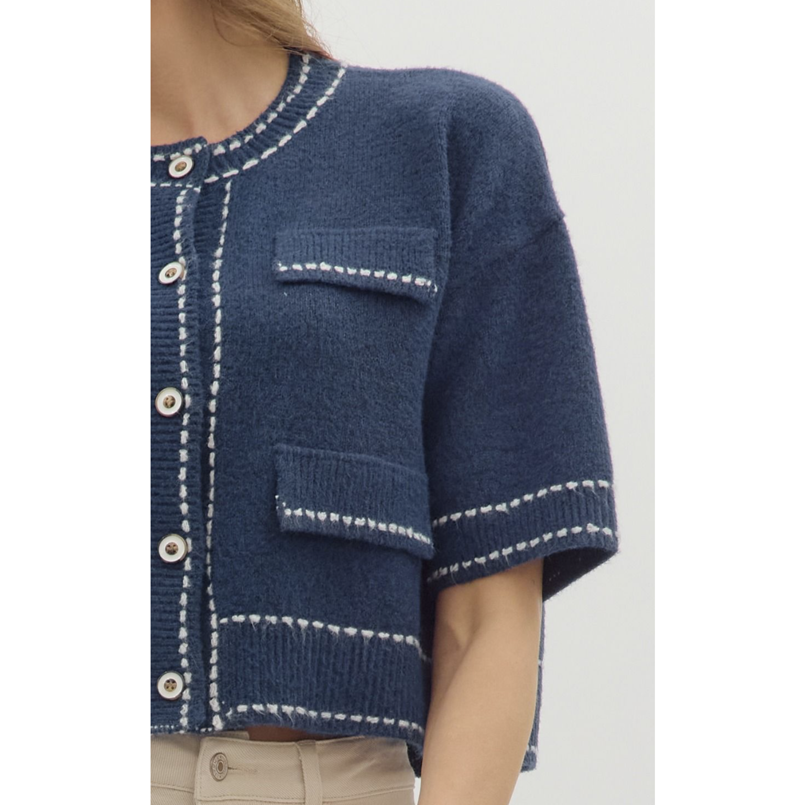 Hazel Knit Cardigan Top