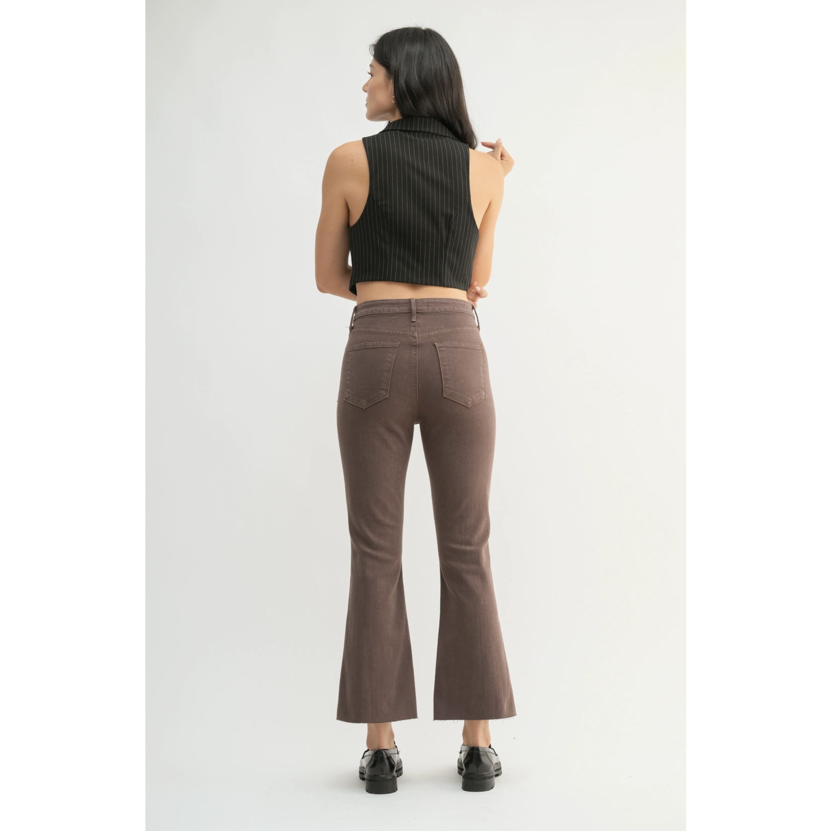 Vintage Brown High Rise Flare