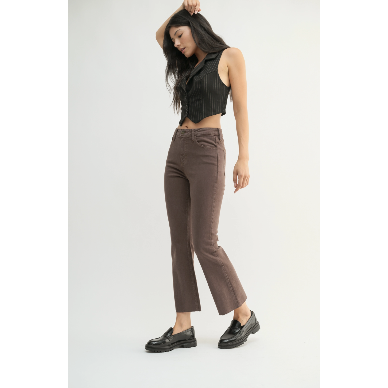 Vintage Brown High Rise Flare
