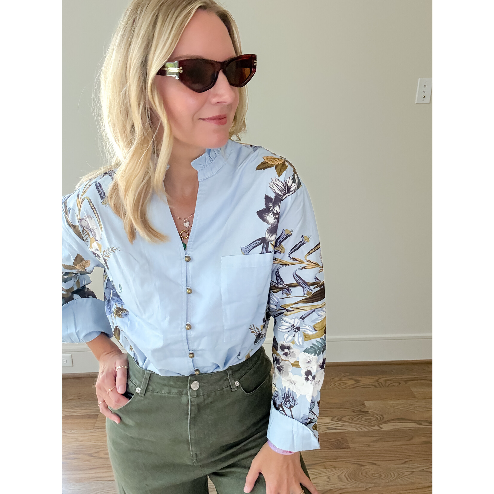 Elise Floral Top