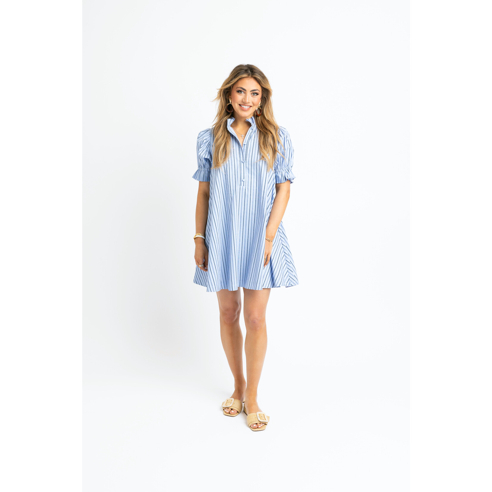 Alice Pleated Shirt Dress