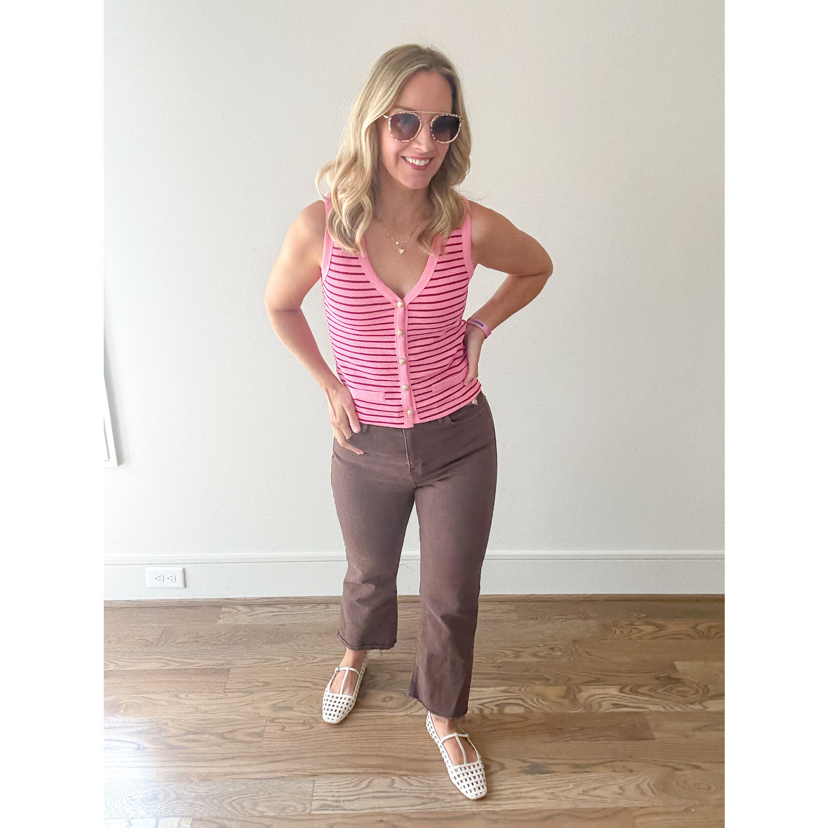 Lois Knit Vest Top