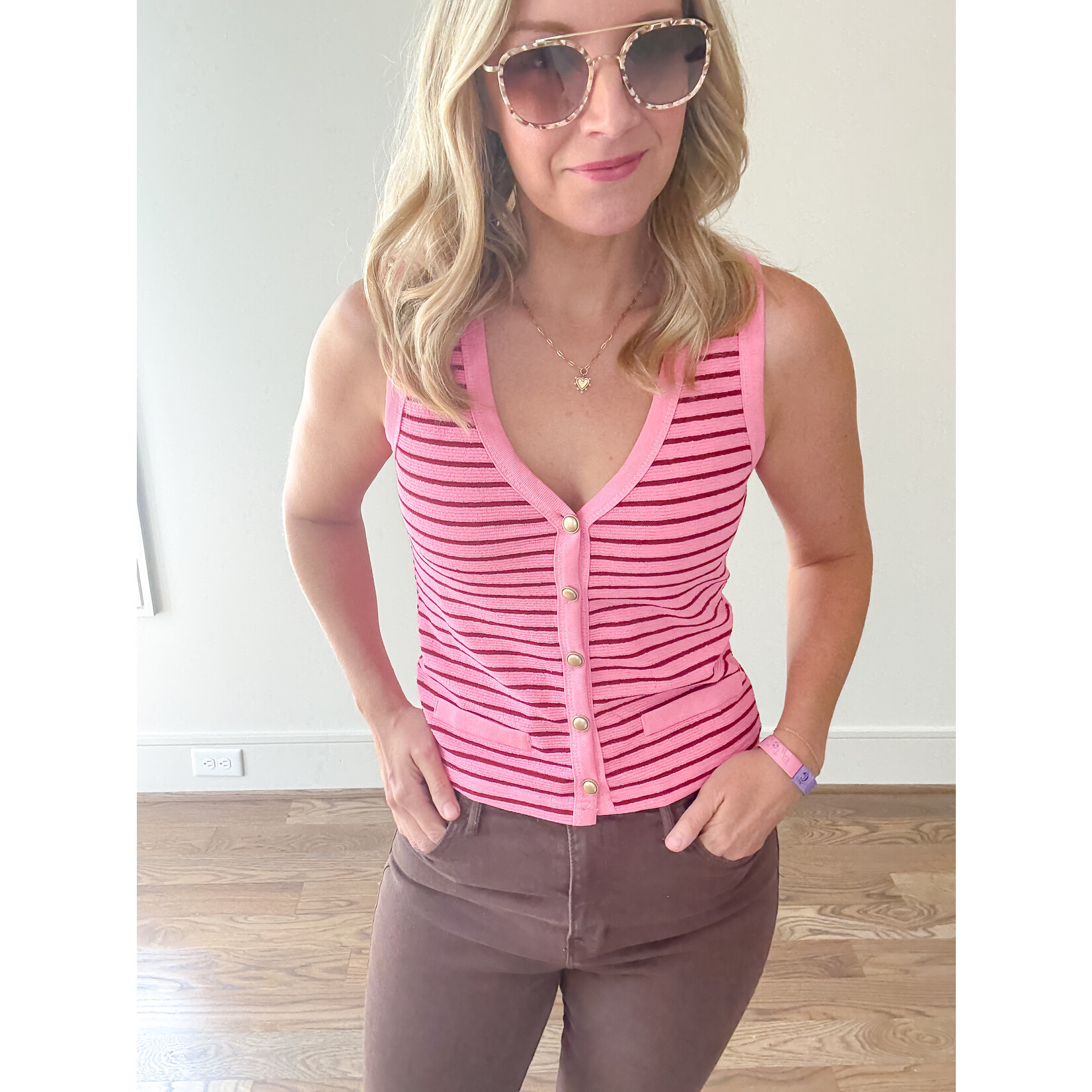 Lois Knit Vest Top