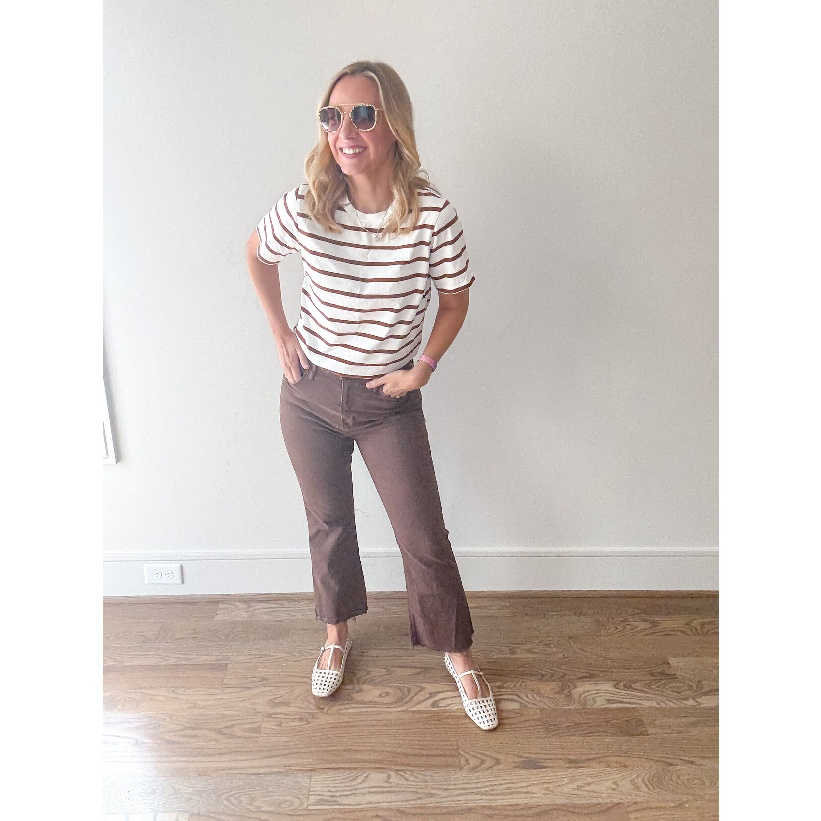 Carrie Stripe Tee