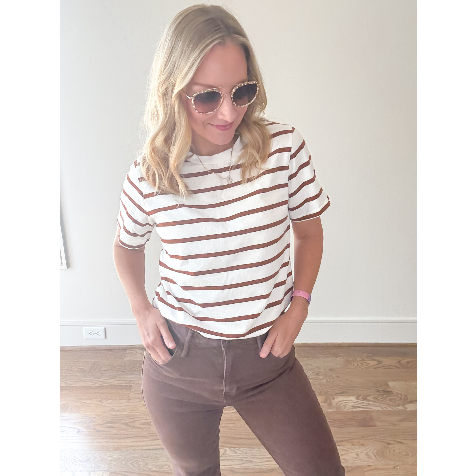 Carrie Stripe Tee