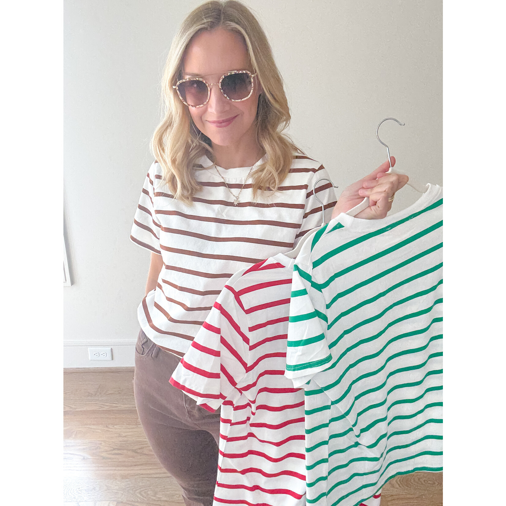 Carrie Stripe Tee