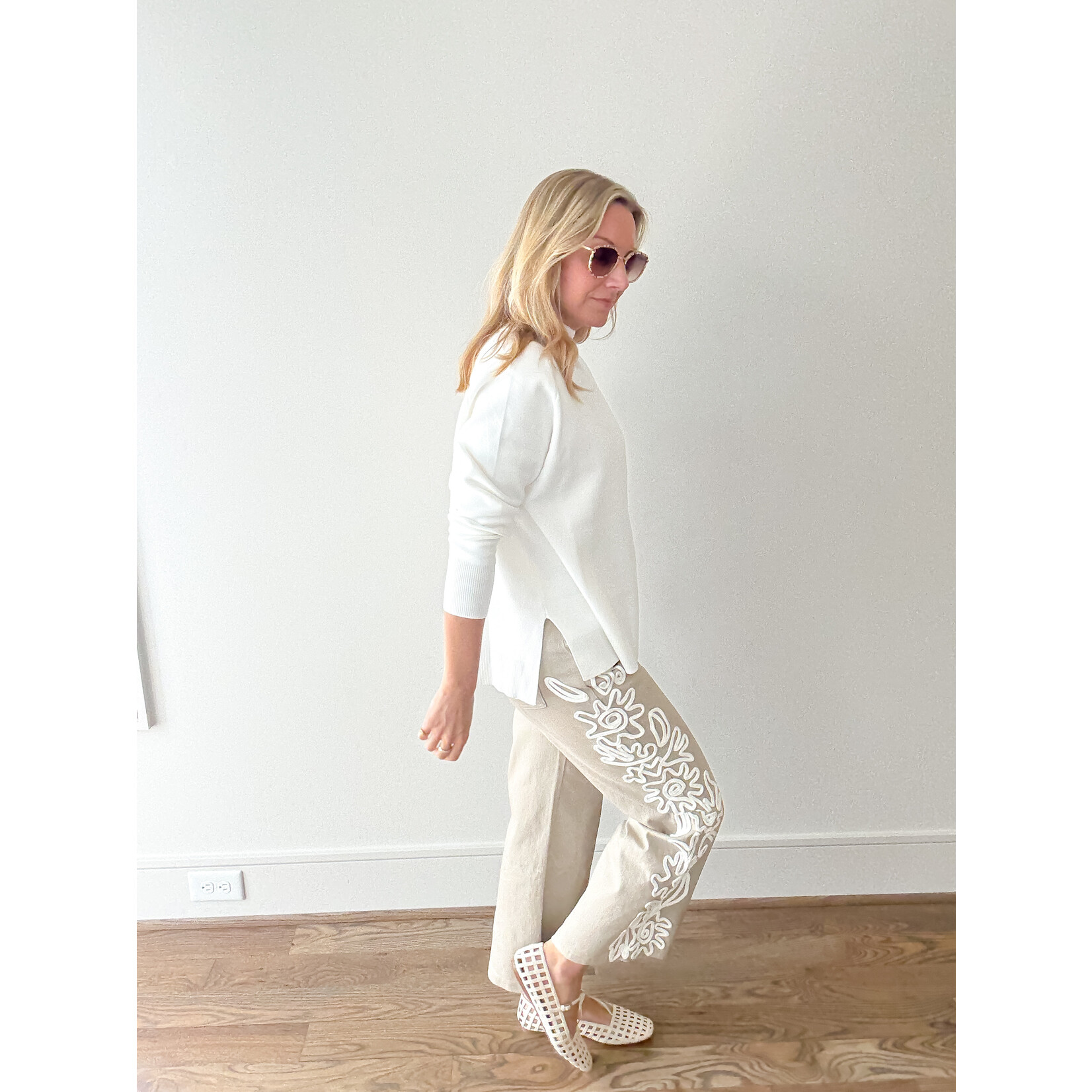 Corded Denim Pant