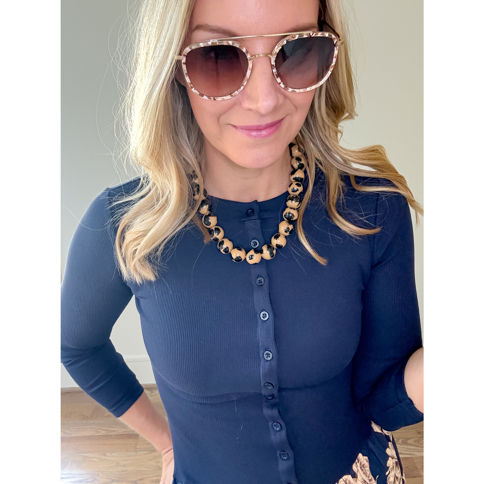 Kristin Midnight Floral Dress