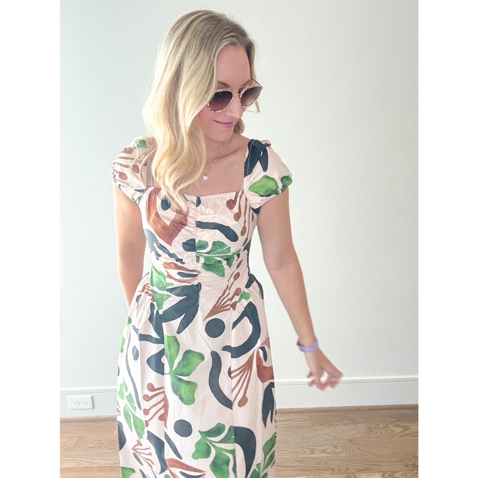 Bianca Shirred Dress