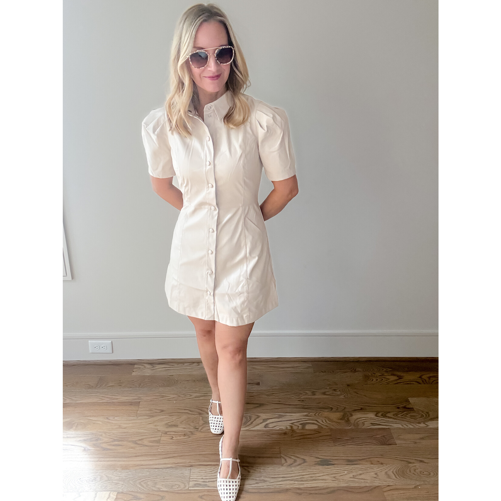 Ophelia Pleather Dress