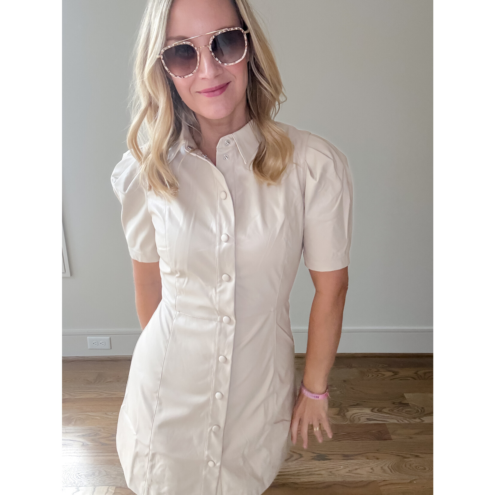 Ophelia Pleather Dress