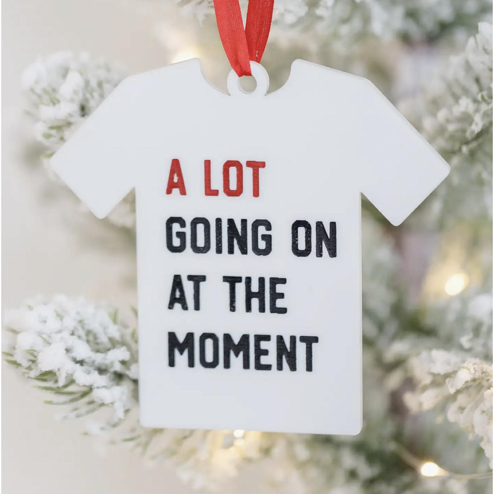 A Lot Going On Tee Ornament
